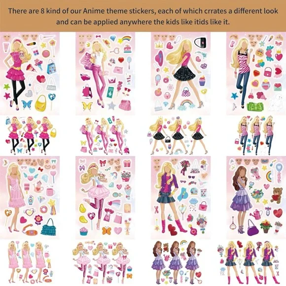 Barbie sticker fun vintage Barbie sticker album collection sticker trading card - Picture 2 of 2